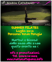 Summer Pilates Luglio 2013 Percorso Verde Perugia